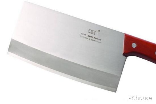 不鏽鋼刀具（菜刀）采用激光打標機