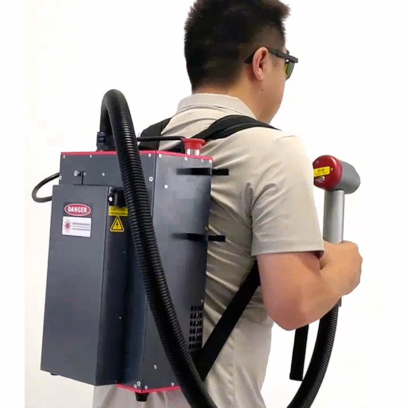背包式脈衝(chong) 激光除鏽機